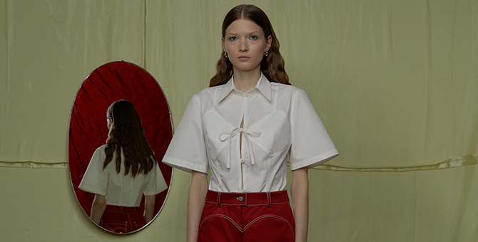 Дизайнер Женя Ким не выпускала коллекции больше года — это время она провела в Узбекистане, изучая местные техники