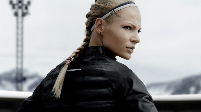 Дарья Клишина и Александр Овечкин в рекламной кампании Nike