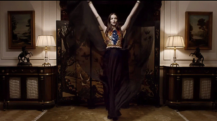 Видео для рекламной кампании Givenchy, осень-зима 2014