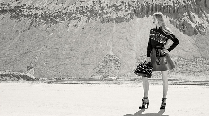 Первая рекламная кампания Louis Vuitton при Николя Жескьере