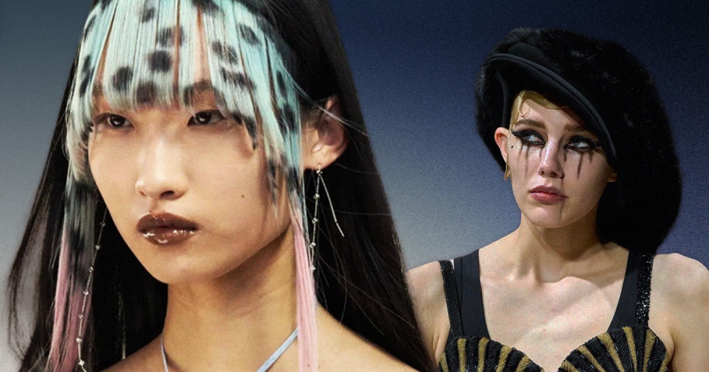 Депрессивные смоки и накладные челки: бьюти-тренды Недели моды в Париже сезона осень-зима 2026