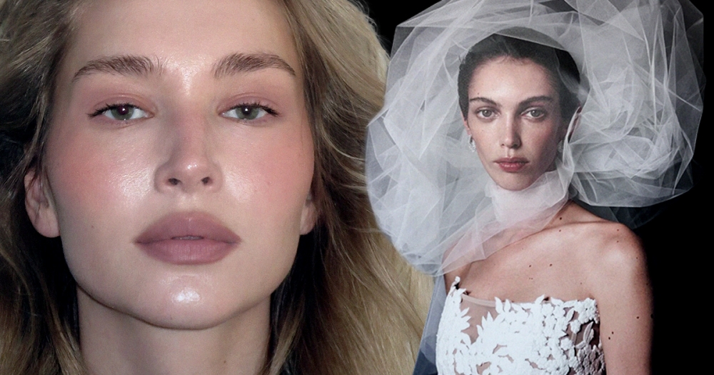 Жемчужные тени и растушеванный контур губ: идеи свадебного макияжа 2026