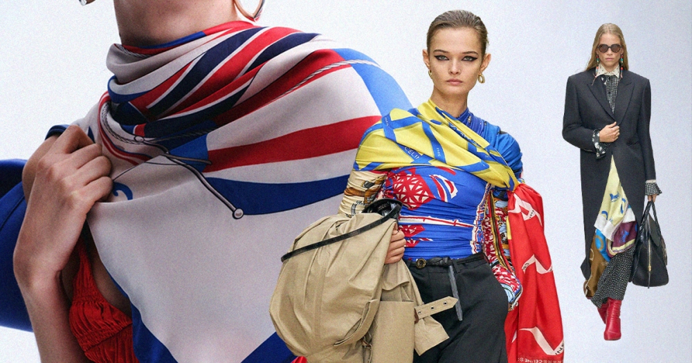 Стайл-прием сезона: платок вместо всего, как на показе Céline