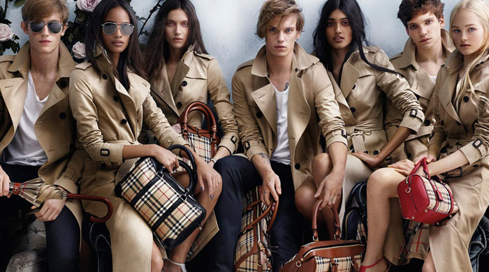 Новая рекламная кампания Burberry, весна-лето 2014