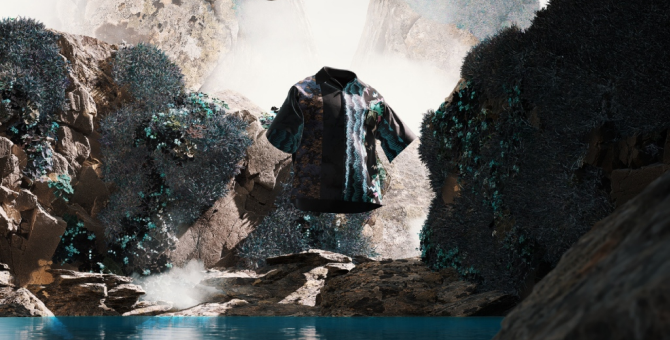 Prada показал рубашку из августовского дропа линейки TimeCapsule