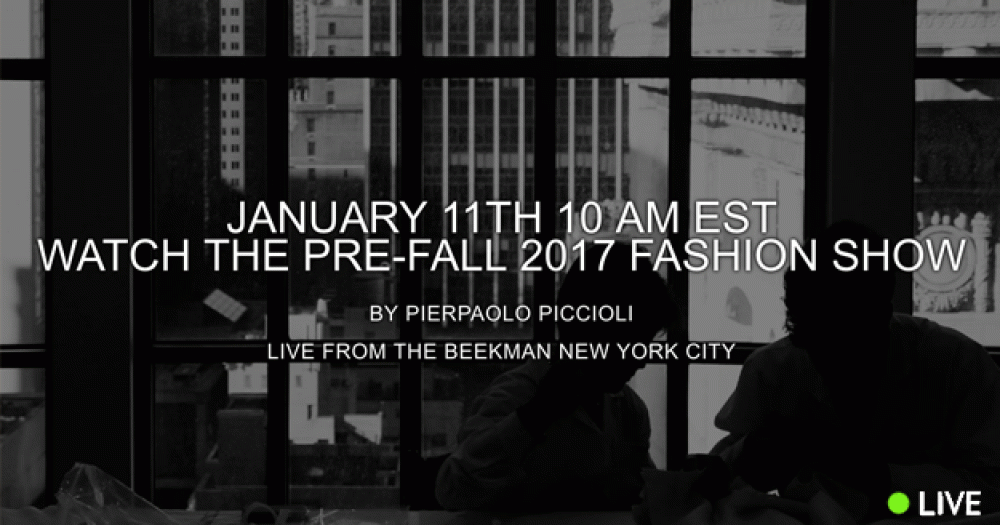 Прямая трансляция показа Valentino, pre-fall 2017