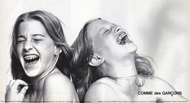#tbt: самые необычные рекламные кампании Comme Des Garçons