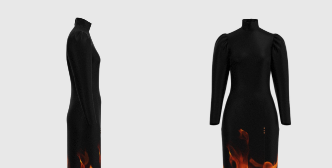 Rotate создал NFT-платье