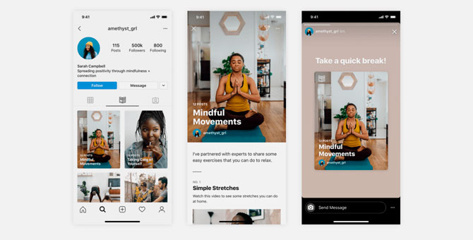 Instagram расширила функцию Guides — пользователи смогут создавать посты, как в блогах