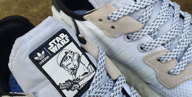 Появились тизеры кроссовок adidas по мотивам «Звездных войн»