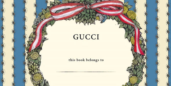Gucci выпустил книгу-раскраску с иллюстрациями Юко Хигучи