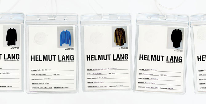 Helmut Lang будет перепродавать бывшие в употреблении вещи собственного бренда