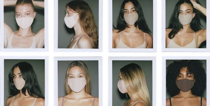 Ким Кардашьян выпустила защитные маски для лица под каждый цвет кожи