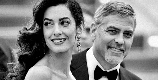 Джордж и Амаль Клуни сделали пожертвование правозащитной организации от имени Дональда Трампа