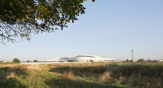 Как выглядит вокзал под Неаполем по проекту Zaha Hadid Architects