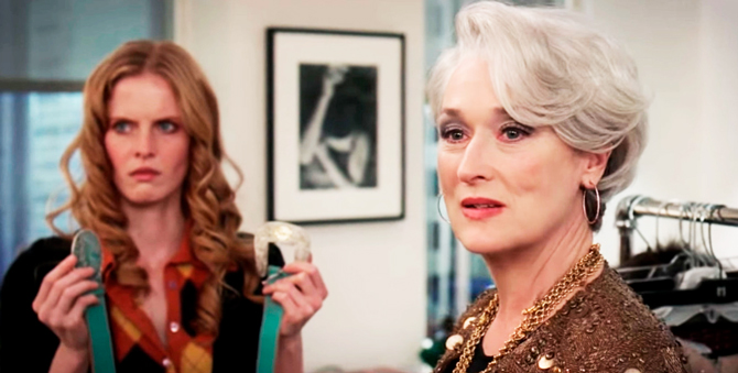 Голубой свитер из «Дьявол носит Prada» изначально был юбкой