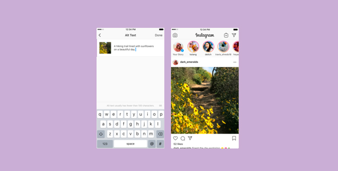 Instagram теперь пересказывает фотографии слабовидящим пользователям