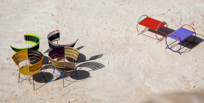 Мебель для интерьера на Луне в новой коллекции Marni