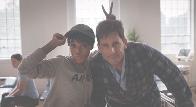 Жанель Монэ и Стив Кэрелл в трейлере нового фильма Роберта Земекиса