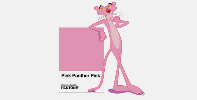 Pantone создал новый оттенок для Розовой пантеры