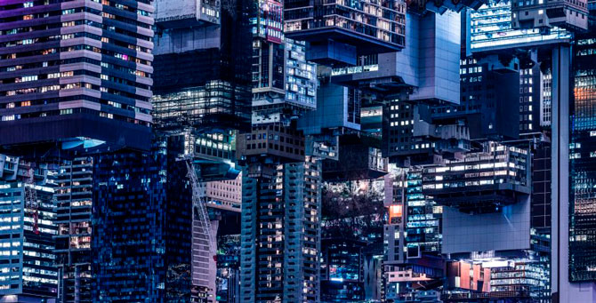 Австралийский фотограф перевернул снимки вверх ногами — получился киберпанк