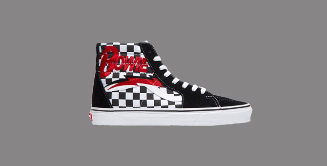 Vans выпустил коллекцию, посвященную Дэвиду Боуи
