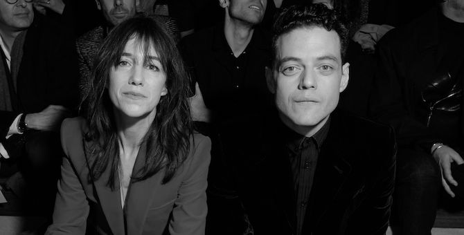 Рами Малек, Шарлотта Генсбур и другие гости показа Saint Laurent в Париже