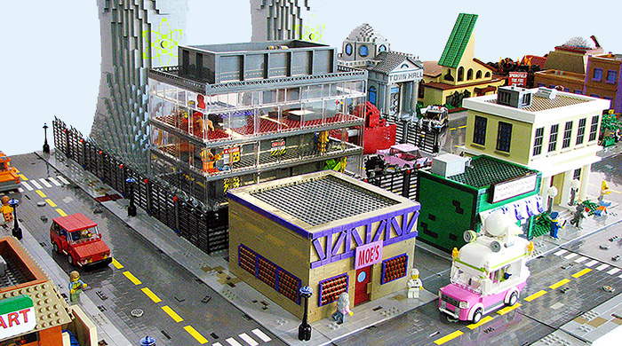 Город Спрингфилд из \"Симпсонов\" собрали из LEGO
