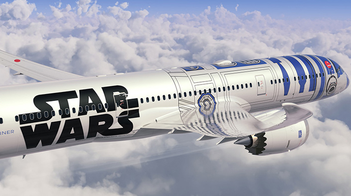 Самолет в стиле \"Звездных войн\"