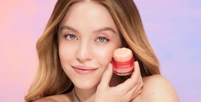 Сидни Суини снялась в кампании косметического бренда Laneige