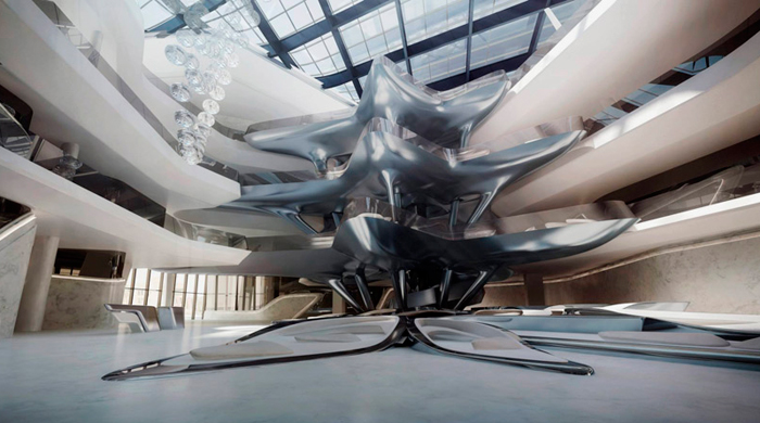 Кафе-лотос от Захи Хадид в Дубае