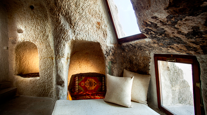 Ночь в музее: бутик-отель в античных развалинах Каппадокии