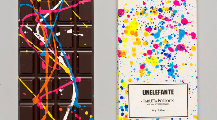 Шоколад с картинами Джексона Поллока