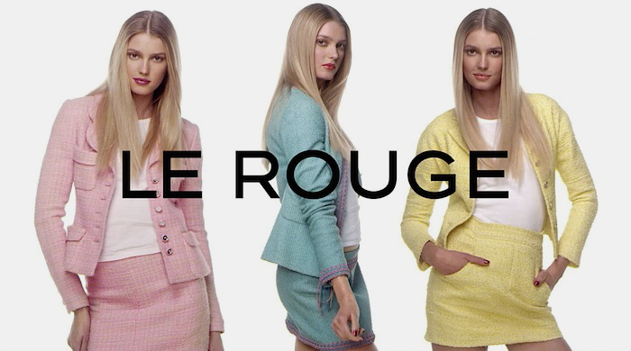 Сигрид Агрен в рекламе коллекции Chanel Le Rouge