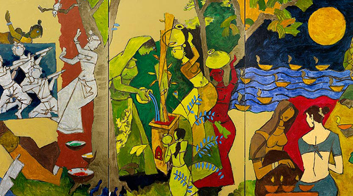 Выставка индийского модерниста Хусейна в Музее Виктории и Альберта