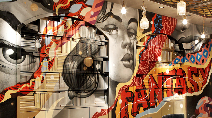 Свободу граффитчикам: ресторан Vandal в Нью-Йорке