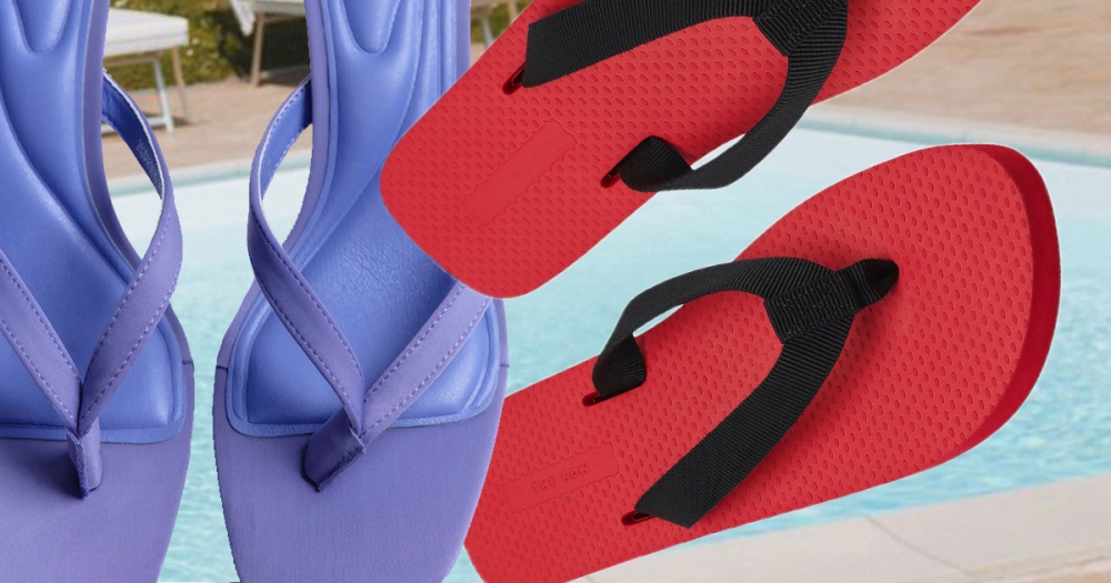 Самая модная обувь лета: 20 пар шлепок, сланцев или вьетнамок