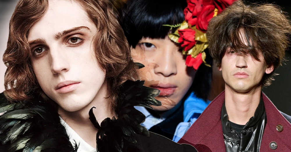 Гиперобъем в волосах и черная подводка: бьюти-тренды мужской недели моды осень-зима 2025