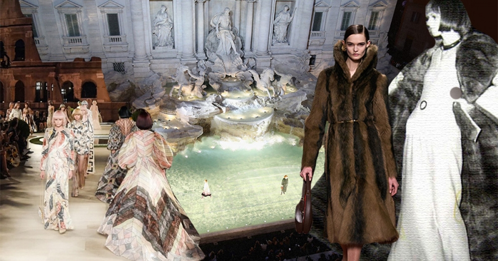 Fendi — 100 лет: от мастерской на Via del Plebiscito до шоу под Колизеем