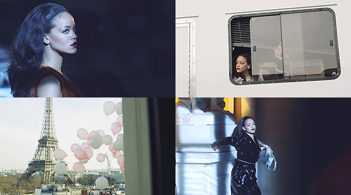 Видео со съемок фильма Dior с Рианной