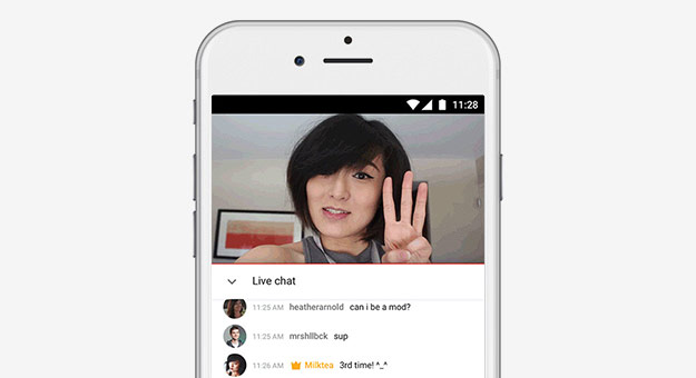 YouTube запускает чаты для живых трансляций