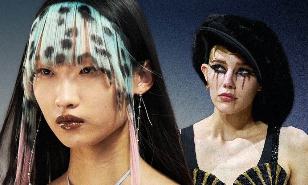 Депрессивные смоки и накладные челки: бьюти-тренды Недели моды в Париже сезона осень-зима 2026