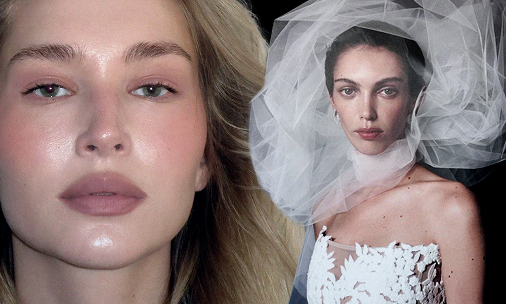 Жемчужные тени и растушеванный контур губ: идеи свадебного макияжа 2026