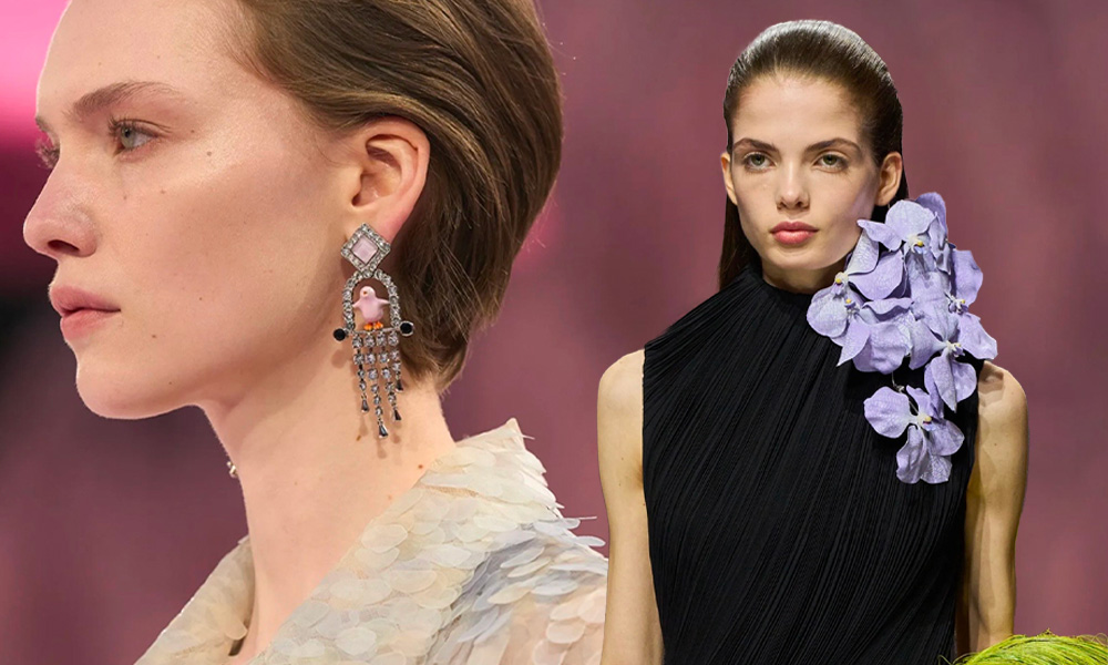 Зачесанные назад волосы и подводка на веках: бьюти-тренды кутюрной Недели моды весна-лето 2026