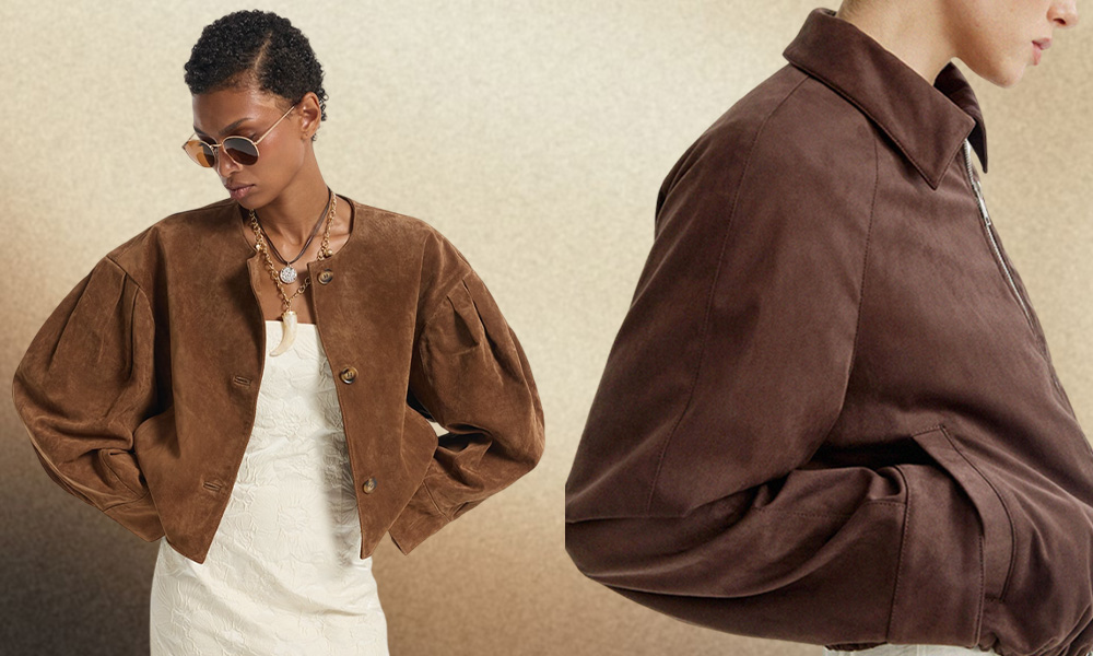 Тренчи, юбки, мюли и кепки: 40 вещей из замши на весну 2026