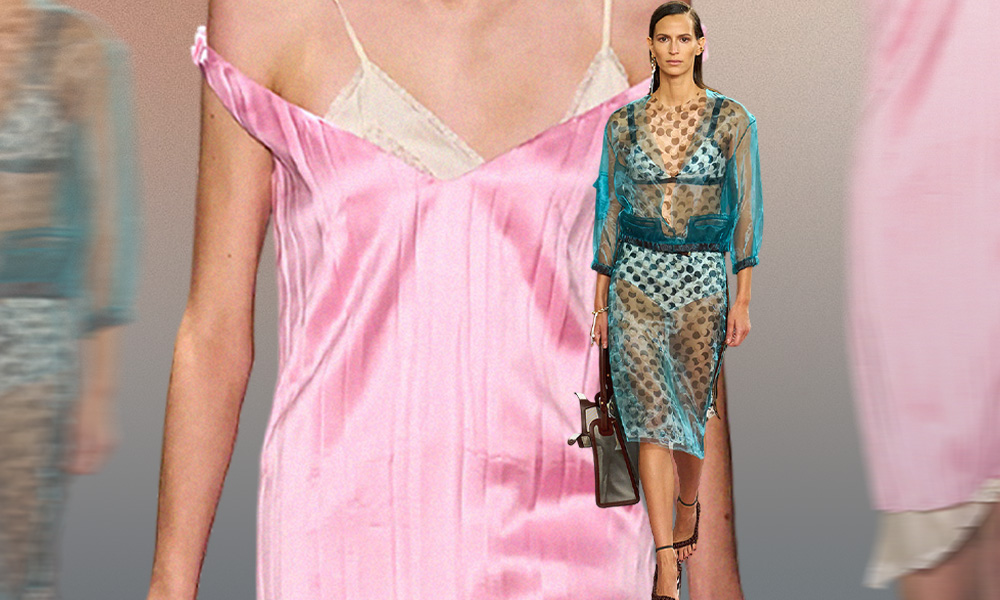 Верхнее нижнее белье — тренд весна-лето 2026. Вот подиумные образы, которые хочется повторить