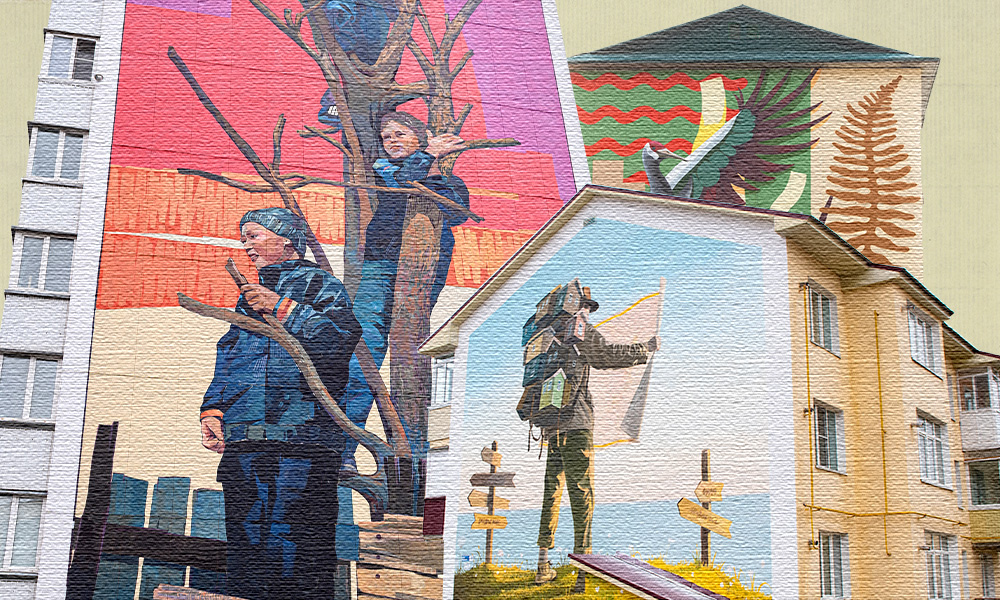 Пластилиновый пейзаж и детские мечты: как проект «Взгляды» меняет городскую среду Южно-Сахалинска