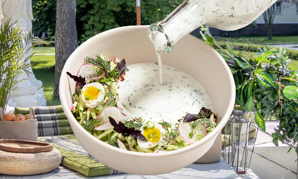 С мортаделлой, игристым и на березовом квасе: где попробовать окрошку в Москве