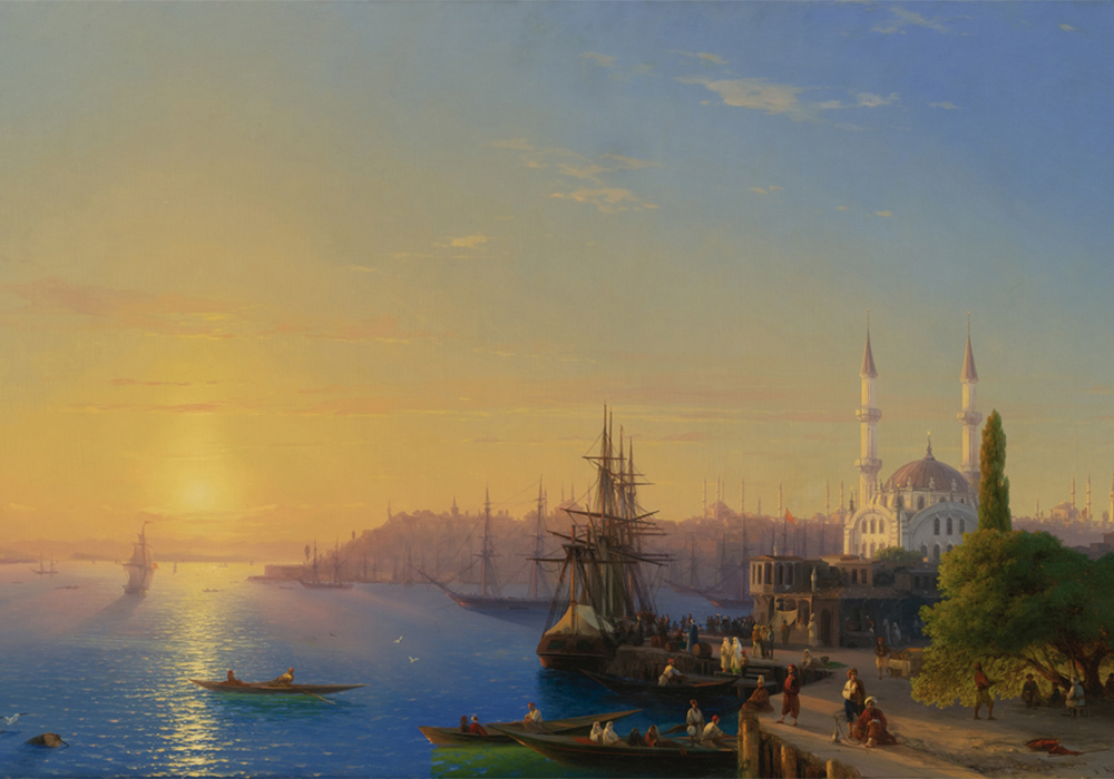 $5,2 млн. Иван Айвазовский «Вид Константинополя и Босфорского залива», 1856 $5,2 млн. Иван Айвазовский «Вид Константинополя и Босфорского залива», 1856
