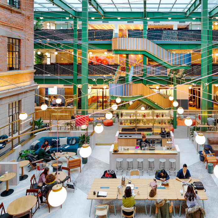 Офис компании WeWork, Шанхай Офис компании WeWork, Шанхай